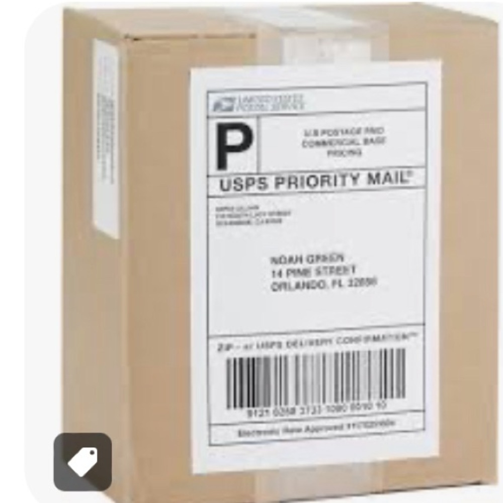$5 shipping label